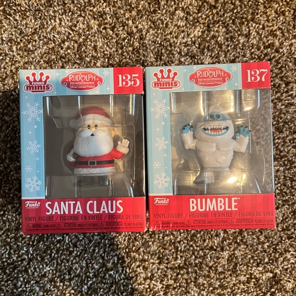 Funko Rudolph the Red-Nosed Reindeer Vinyl Figures X5 - Picture 10 of 10